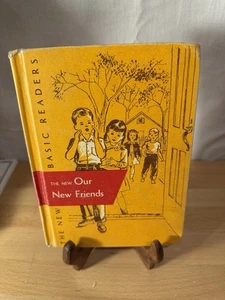 The New Basic Readers Our New Friends Vintage Book From 1950s Hardback Preowned - Picture 1 of 2