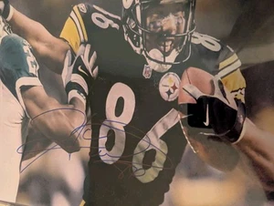 Hines Ward Autographed 16x20 Super Bowl XL Beckett COA - Picture 1 of 4