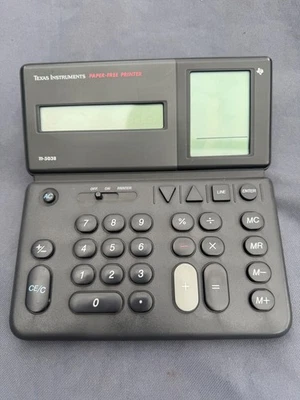 Texas Instruments TI-5038 Paper Free Printer Taschenrechner GROß Altersgerecht - Bild 1 von 4