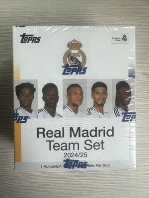 Topps 2024-25 Real Madrid Team Set Sealed Box - Image 1 of 3