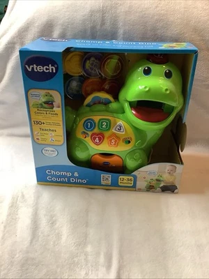 VTech Chomp & Count Dino, Verde Nuevo En Caja Foto 1 de 3
