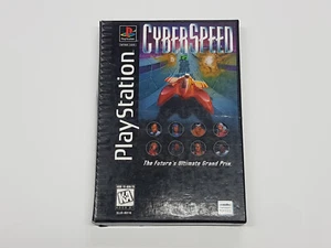 CyberSpeed PlayStation 1 One solo scatola lunga autentica *Danni - Foto 1 di 19