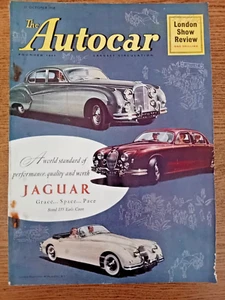 "The Autocar " magazine 1958 London Show Review Road Tests Caravan Commentary - Picture 1 of 9