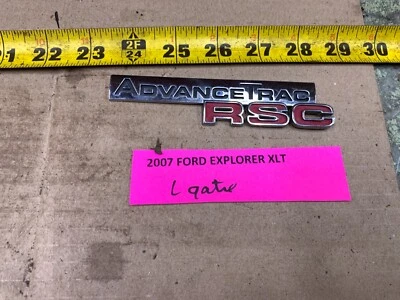 Placa de identificação Ford Explorer Liftgate Advancetrac RSC 2006-2010 - Imagem 1 de 4