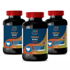 Supporting Healthy Hair - OMEGA 8060 3000mg - Fish Oil Liquid 3B - Picture 1 of 6