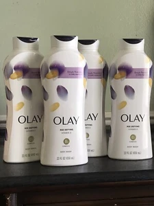 4er Pack Olay Anti-Aging Duschgel mit Vitamin E B3 Komplex Wertgröße 22 fl. Oz. - Bild 1 von 2