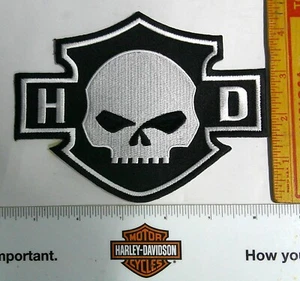 Willie G Harley Back Patch Vintage HD Motorrad Sammlerstück Biker Weste Emblem - Bild 1 von 1
