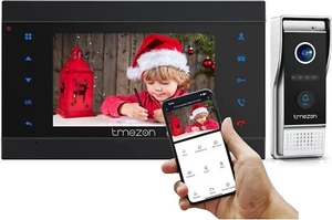 TMEZON Videocitofono WiFi,Kit Video Citofono Smart Monofamiliare,1080P 7 - Afbeelding 1 van 1