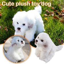 Bichon Frise Plush Toy Puppy Stuffed Animal Dog Cute Fluffy Simulation B T4C8