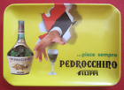 Orig. Zahlteller Werbung Reklame Kunststoff Pedrocchino Likr Italia um 1965