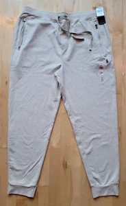 Polo Ralph Lauren Men's XXL Grey/Tan Double Knit Jogger Pants NWT - Picture 1 of 15