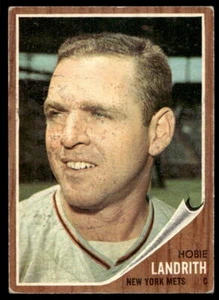 1962 Topps #279 Hobie Landrith New York Mets VG-VGEX SET BREAK! - Picture 1 of 2
