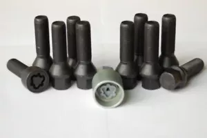 Set viti ruota H&R cono 60° nero M14 x 1,25x28 mm SW17 B14252801SET - Foto 1 di 1