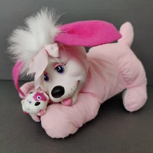 Vintage Remco Princess Puppy Surprise Plush Stuffed Dog Toy with Baby 11" 1992 - Picture 1 of 12