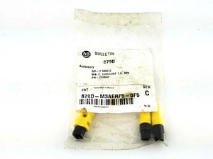Allen Bradley QD-Y Cable 879D Ser C, 879D-M3AERF5-0F5 Male, 293604 - Picture 1 of 5