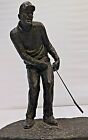 Bronze Golfer Sculpture/Figurine By Michael Garman Colorado Springs 10"