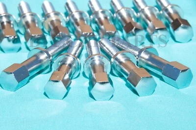 Set of 20 New Chrome Mercedes Benz Lug Bolts Nuts 560SL 500SE 420SEL 380SEL - Image 1 of 4