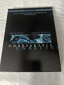 Unbreakable (Dvd, 2001, 2-Disc Set, Vista Series) Excellent Condition Like New