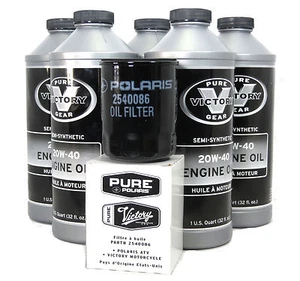 2010-2013 Victory Kingpin Tour Oil Change Kit - Picture 1 of 1
