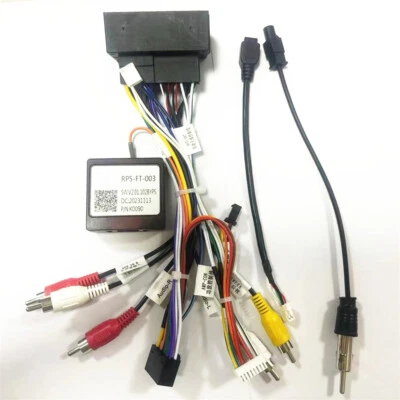 16PIN Android Radio Cable w/ Canbus Box For Fiat Doblo 500L Fiorino Linea Punto - image 1 of 4