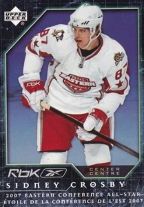 2007 Upper Deck Hockey Reebok Sidney Crosby Promo Card No. UDCRBK-2 All Star - Picture 1 of 2
