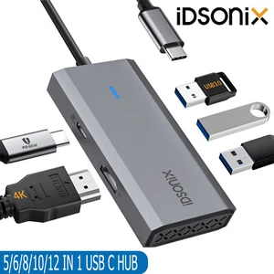 Docking station hub multiporta USB-C da TypeC a USB 3.0 4K adattatore HDMI per Macbook - Foto 1 di 48