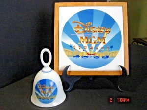 Set of 2 Vintage 1987 MGM STUDIOS 6’'x 6'' Tile Framed & MGM STUDIO 4-3/4'' Bell - Picture 1 of 8