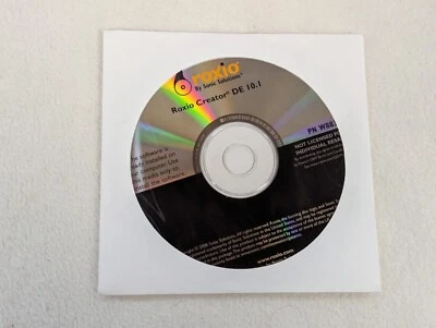 Roxio Creator 10.1 DE CD/DVD Burning Recording Installation Software, NEW - Image 1 of 2