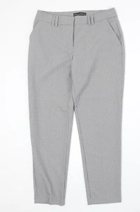 Dorothy Perkins Womens Grey Polyester Blend Chino Trousers Size 8 - Picture 1 of 10
