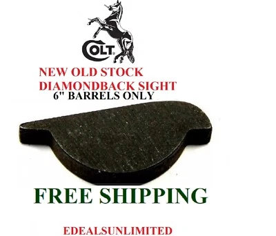 VISTA FRONTAL COLT DIAMONDBACK ORIGINAL DE FÁBRICA... Para barriles de 6" DE COLECCIÓN COLT Foto 1 de 2