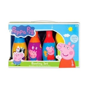 Peppa Pig Juego de Bolos Juguete de Navidad Regalo Juego Niños Niñas Interior Exterior Diversión - Imagen 1 de 9