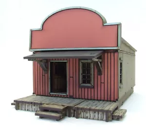ACW WILD WEST - SIDE STREET BUILDING 2 - 28mm FULLY BUILT & PAINTED MDF BUILDING - Picture 1 of 4