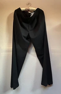 Vince Women's Trousers Pants High-waisted Straight-leg Black Large New - Picture 1 of 10