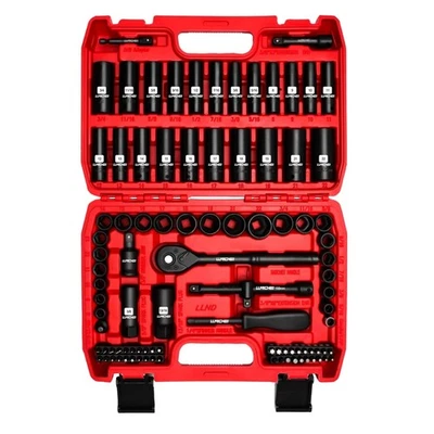 Versatile Chrome Vanadium 95-Piece Impact Socket Set - Perfect for Home & Garage - Image 1 of 4