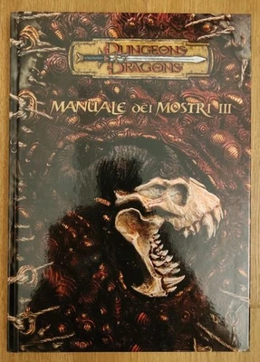 🔱 MANUALE DEI MOSTRI III 3.5 Dungeons & Dragons D&D NUOVO In Italiano D20 3 🔱 - Immagine 1 di 4