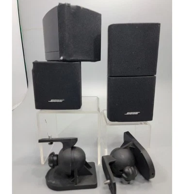 Bose Double Cube Speakers Lifestyle Satellite Black & Mounts - image 1 of 4