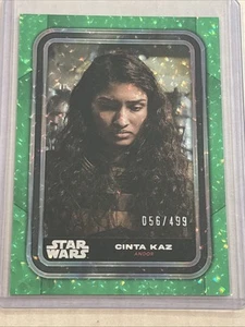 2023 Topps Star Wars Flagship Cinta Kaz GREEN Foil #d 056/499 Andor - Picture 1 of 3