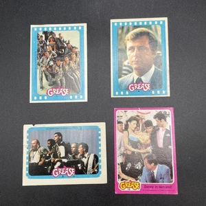 Lotto carte collezionabili Topps Grease 1978 (4) John Travolta Danny Zuko + adesivi - Foto 1 di 6
