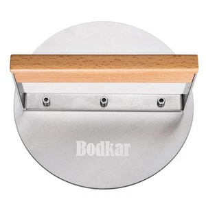 Stainless Steel Burger Press, 6 inch Round Burger Smasher Round Hamburger Pre... - Picture 1 of 7