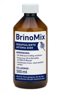 Brinomix 500ml  hohe Schlupfrate dekapsulierte Artemia Eier entkapselte Artemia - Bild 1 von 2