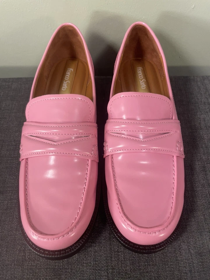 Franco Sarto Lillian Penny Loafer Rouge  pink Size 8M EUC - Image 1 of 4