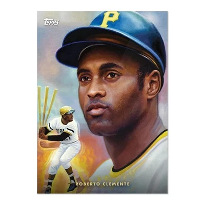 2021 TOPPS Game Within The Game # 4 ROBERTO CLEMENTE Pittsburgh Pirates HOF - Image 1 of 2
