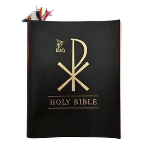 Vintage New American Bible Soft Cover Bookmark Ribbons World Catholic Press 1971 - Imagen 1 de 13