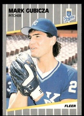1989 Fleer Mark Gubicza Kansas City Royals #283 Pack Fresh - Image 1 of 2