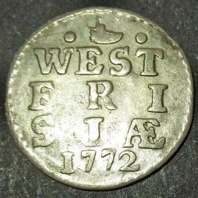 Certificado Autenticidad 1786-90 Colonial Nueva York Plata León Centavo Frisia Occidental Foto 1 de 4