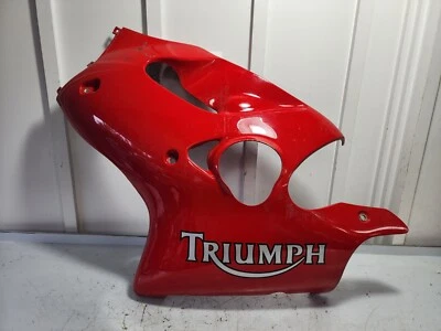 00 01 02 03 TRIUMPH TT600 IZQUIERDO INFERIOR MEDIO SUPERIOR LADO CARENADO CUBIERTA PLÁSTICO - OEM Foto 1 de 4