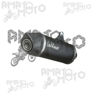 14023 Silenciador Homologada LeoVince Negro para Yamaha X-City 125 2008 - Imagen 1 de 1