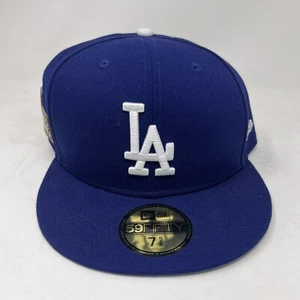 Dodgers 2020 CHAMPIONS Patch Othani Hat Los Angeles 7 5/8 WORLD CHAMPIONS - Picture 1 of 4