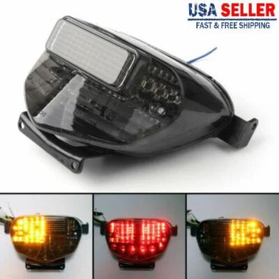 Integrated LED Tail Light Turn Signals For Suzuki GSXR600 GSX-R 750 2000-2003 - Image 1 of 4