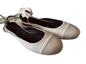 Bottega Veneta Damen Schuhe Größe 38,5 C Neu Gladiator Riemchen Ballerina Flats - Bild 1 von 10